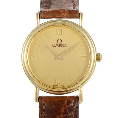 used gold omega watches|certified pre owned omega watches.